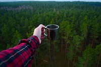 Drinking in nature. Original public domain image from Wikimedia Commons