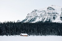 Snowscape view of mountains covered with snow. Original public domain image from <a href="https://commons.wikimedia.org/wiki/File:Banff_National_Park,_Canada_(Unsplash_m51HRYyneww).jpg" target="_blank">Wikimedia Commons</a>