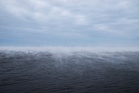 Cold sea in Riga, Latvia. Original public domain image from Wikimedia Commons