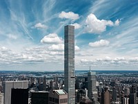 Building, Manhattan, New York. Original public domain image from Wikimedia Commons