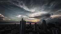Sky and big city. Original public domain image from <a href="https://commons.wikimedia.org/wiki/File:Sky_and_big_city_(Unsplash).jpg" target="_blank" rel="noopener noreferrer nofollow">Wikimedia Commons</a>
