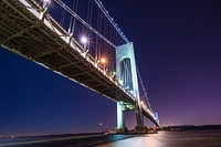 Verazano Bridge. Original public domain image from Wikimedia Commons