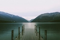 Lake Rotoiti, New Zealand. Original public domain image from Wikimedia Commons