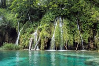 Lagoon spring. Original public domain image from Wikimedia Commons