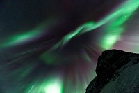 The northern light. Original public domain image from Wikimedia Commons