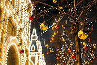 Christmas in Moscow, Red Square, GUM. Original public domain image from Wikimedia Commons