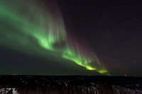 Aurora. Original public domain image from <a href="https://commons.wikimedia.org/wiki/File:FORREST_CAVALE_2015_(Unsplash).jpg" target="_blank">Wikimedia Commons</a>