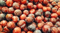 Plum harvesting. Original public domain image from <a href="https://commons.wikimedia.org/wiki/File:Plums_(Unsplash).jpg" target="_blank">Wikimedia Commons</a>