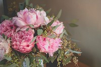 Pink peony bouquet. Original public domain image from <a href="https://commons.wikimedia.org/wiki/File:Swampscott,_United_States_(Unsplash).jpg" target="_blank">Wikimedia Commons</a>