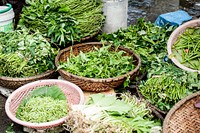 Organic vegetable baskets at a local market. Original public domain image from <a href="https://commons.wikimedia.org/wiki/File:Vietnam_(Unsplash_d5xQVtmTUeo).jpg" target="_blank">Wikimedia Commons</a>