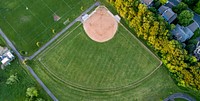Baseball field. Original public domain image from Wikimedia Commons