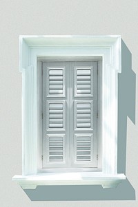 White wooden window. Original public domain image from <a href="https://commons.wikimedia.org/wiki/File:National_Museum_of_Singapore,_Singapore_(Unsplash).jpg" target="_blank">Wikimedia Commons</a>