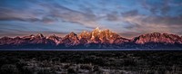 Mountain, nature landscape background. Original public domain image from <a href="https://commons.wikimedia.org/wiki/File:Grand_Teton_National_Park,_United_States_(Unsplash_CNLKEp0WY4g).jpg" target="_blank">Wikimedia Commons</a>