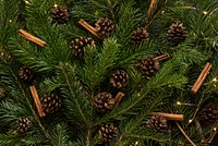 Festive decoration for Christmas. Original public domain image from Wikimedia Commons