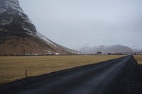 Road in Iceland. Original public domain image from Wikimedia Commons