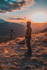 Sunset Seeker. Original public domain image from Wikimedia Commons