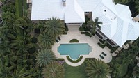 Aerial shot of bungalow in Naples, United States. Original public domain image from Wikimedia Commons