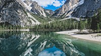 Pragser Wildsee, Italy. Original public domain image from Wikimedia Commons