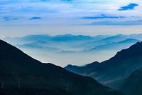 Sea of clouds. Original public domain image from Wikimedia Commons