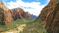 Zion National Park, United States. Original public domain image from Wikimedia Commons