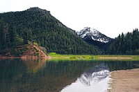 Tibble Fork Reservoir, United States. Original public domain image from Wikimedia Commons
