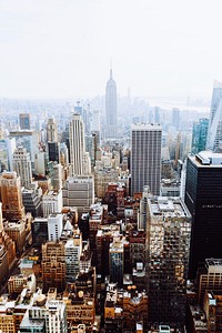 Rockefeller Plaza, New York, United States. Original public domain image from Wikimedia Commons