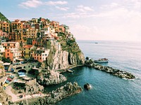 Manarola, Italy. Original public domain image from Wikimedia Commons