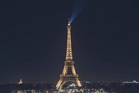 Eiffel Tower, Paris, France. Original public domain image from Wikimedia Commons