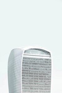 The postmodern skyscraper in London. Original public domain image from Wikimedia Commons