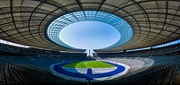 Olympiastadion Berlin, Berlin, Germany. Original public domain image from Wikimedia Commons