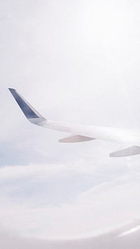 iPhone wallpaper airplane background. Original public domain image from Wikimedia Commons