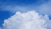 Clouds in blue sky. Original public domain image from Wikimedia Commons