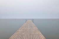 Wooden dock. Original public domain image from Wikimedia Commons