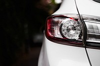 Macro shot of a car's tail light.. Original public domain image from Wikimedia Commons