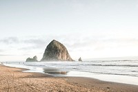 Cannon beach, United states.. Original public domain image from Wikimedia Commons