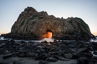 Big Sur, United States. Original public domain image from Wikimedia Commons