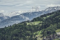 Swiss Alps. Original public domain image from Wikimedia Commons