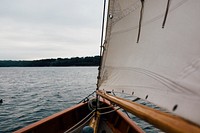 Sailing boat. Original public domain image from Wikimedia Commons