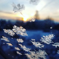 Closeup photo of snowflakes. Original public domain image from <a href="https://commons.wikimedia.org/wiki/File:Kacper_Szczechla_2016_(Unsplash).jpg" target="_blank">Wikimedia Commons</a>