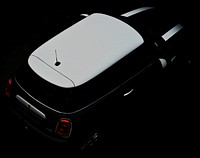 Mini Cooper roof. Original public domain image from Wikimedia Commons