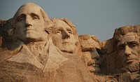 Mount Rushmore photo, United States. Original public domain image from Wikimedia Commons