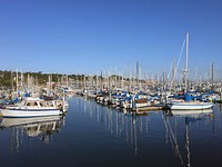 Harbour, Monterey, United States.Original public domain image from Wikimedia Commons