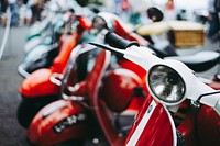 Red motorcycle parking on street. Original public domain image from <a href="https://commons.wikimedia.org/wiki/File:Pedro_Pereira_2016-11-05_(Unsplash).jpg" target="_blank">Wikimedia Commons</a>
