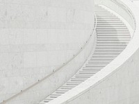 Curving white marble stairs in Am Domhof. Original public domain image from <a href="https://commons.wikimedia.org/wiki/File:Curve_in_white_marble_stairs_(Unsplash).jpg" target="_blank" rel="noopener noreferrer nofollow">Wikimedia Commons</a>