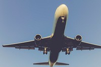 Airplane taking off. Original public domain image from Wikimedia Commons