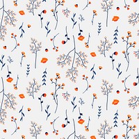 Wildflower pattern psd floral background