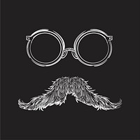 Hand drawing illustration of hipster style concept