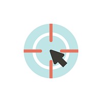 Vector of target icon