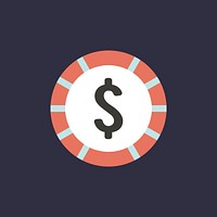 Vector of money currency icon