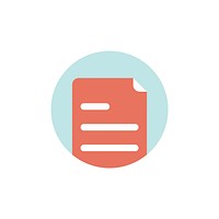 Vector of business report paper icon